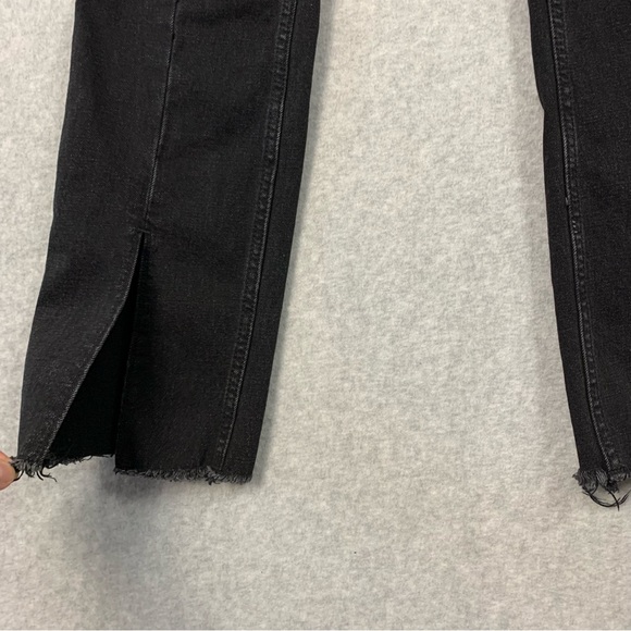 Abercrombie Fitch Womens Skinny High Rise Jeans Curve Love Size 6 (29x30) Black - Picture 3 of 12